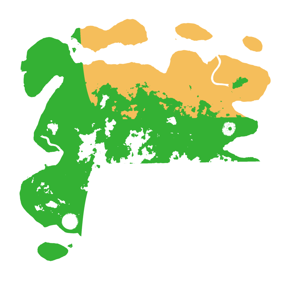 Biome Rust Map: Procedural Map, Size: 3300, Seed: 400505013