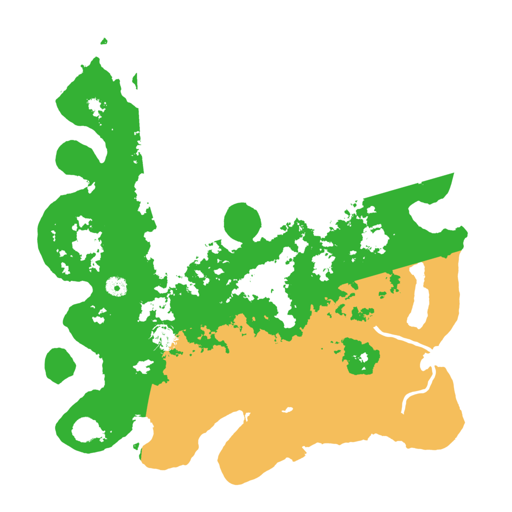 Biome Rust Map: Procedural Map, Size: 3700, Seed: 18225418