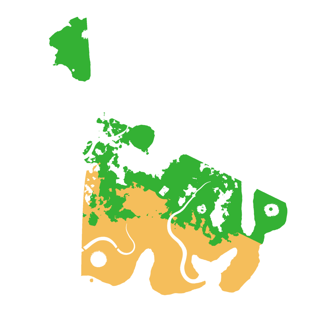 Biome Rust Map: Procedural Map, Size: 3500, Seed: 62345623