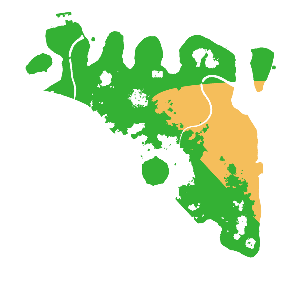 Biome Rust Map: Procedural Map, Size: 3000, Seed: 1655916216