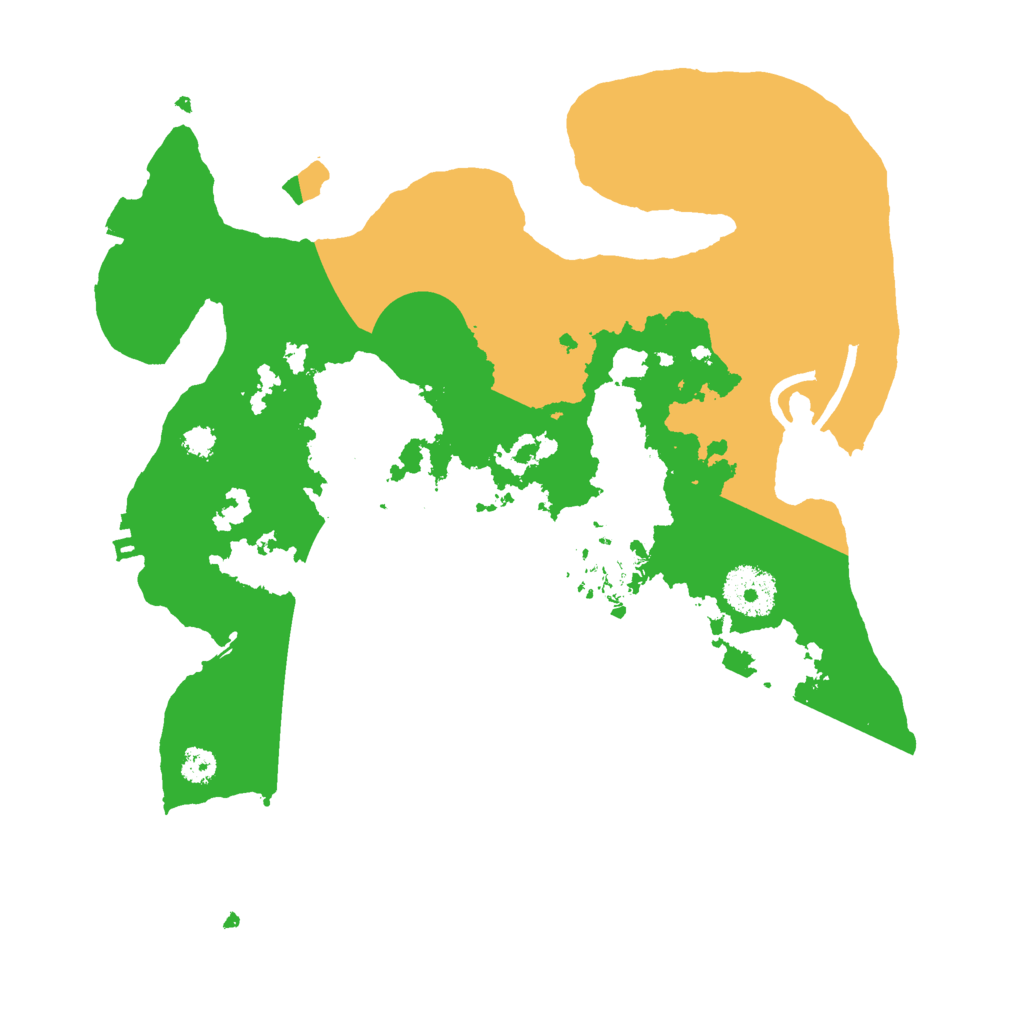 Biome Rust Map: Procedural Map, Size: 3000, Seed: 1517542741