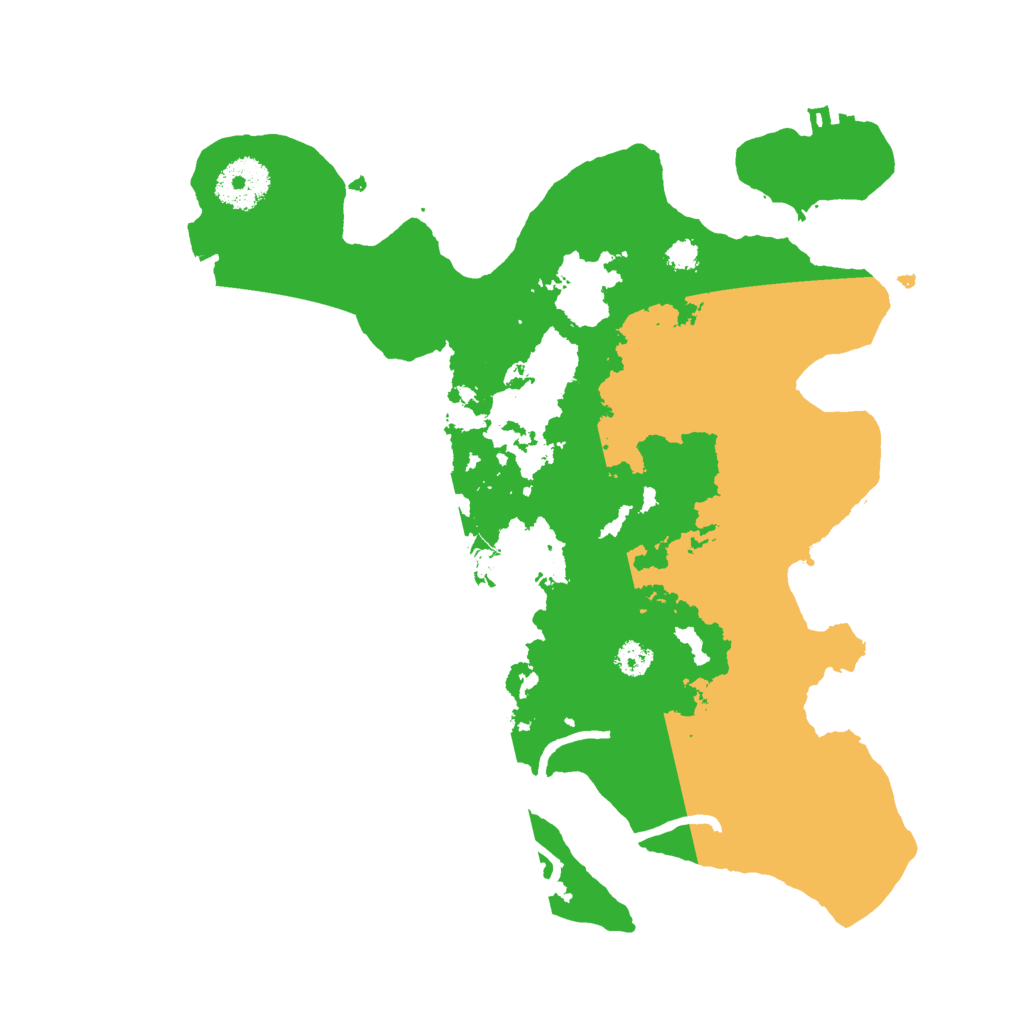 Biome Rust Map: Procedural Map, Size: 3000, Seed: 54955186
