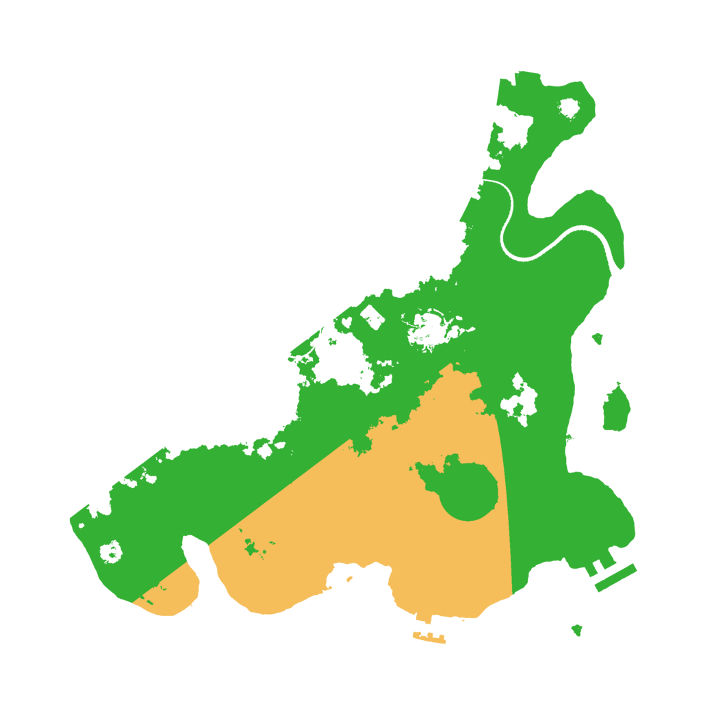 Biome Rust Map: Procedural Map, Size: 3200, Seed: 1135962482