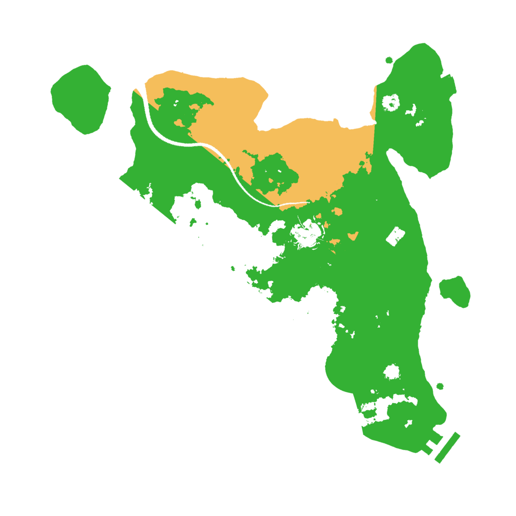 Biome Rust Map: Procedural Map, Size: 3000, Seed: 14787