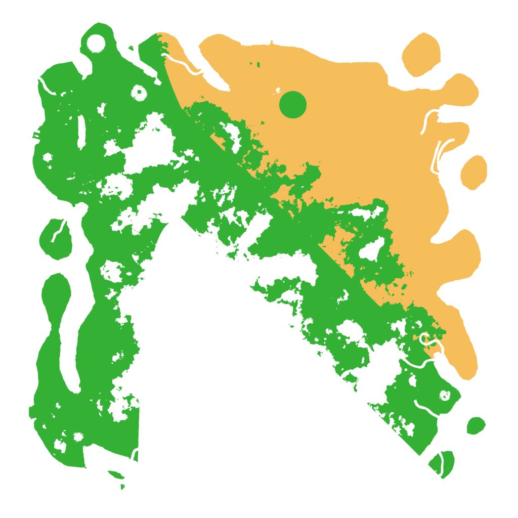 Biome Rust Map: Procedural Map, Size: 5000, Seed: 279665122