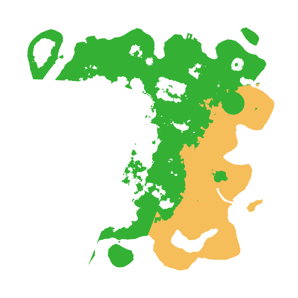 Biome Rust Map: Procedural Map, Size: 3500, Seed: 1043098402