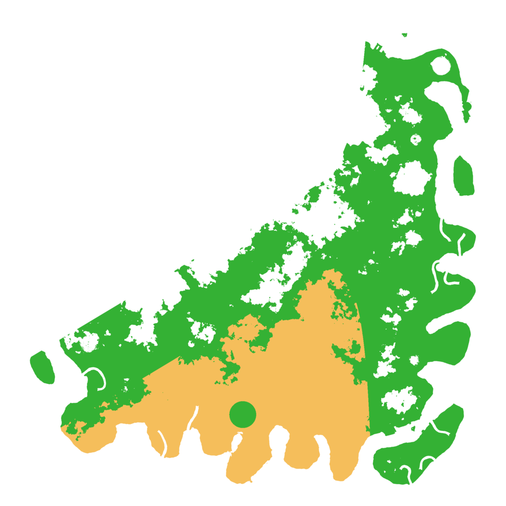 Biome Rust Map: Procedural Map, Size: 5000, Seed: 338907210