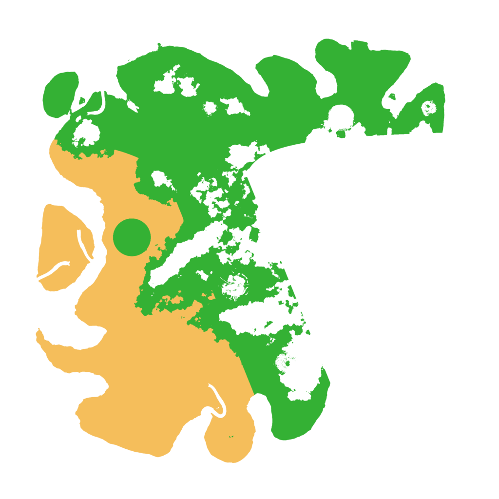 Biome Rust Map: Procedural Map, Size: 3500, Seed: 487625