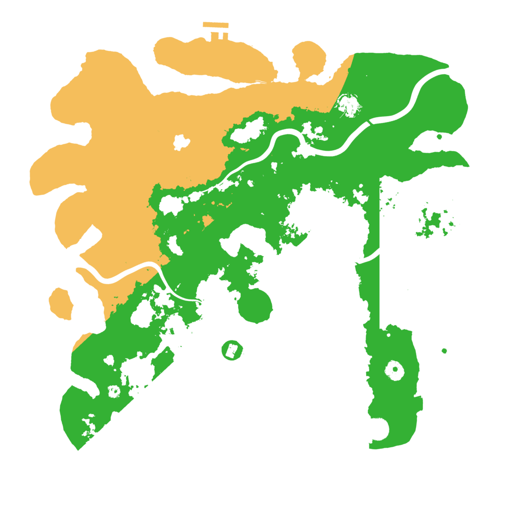 Biome Rust Map: Procedural Map, Size: 4000, Seed: 242437681