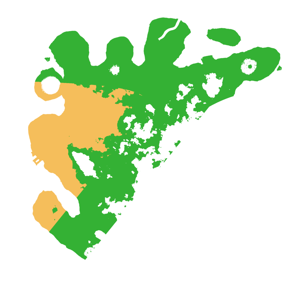 Biome Rust Map: Procedural Map, Size: 3000, Seed: 77574499