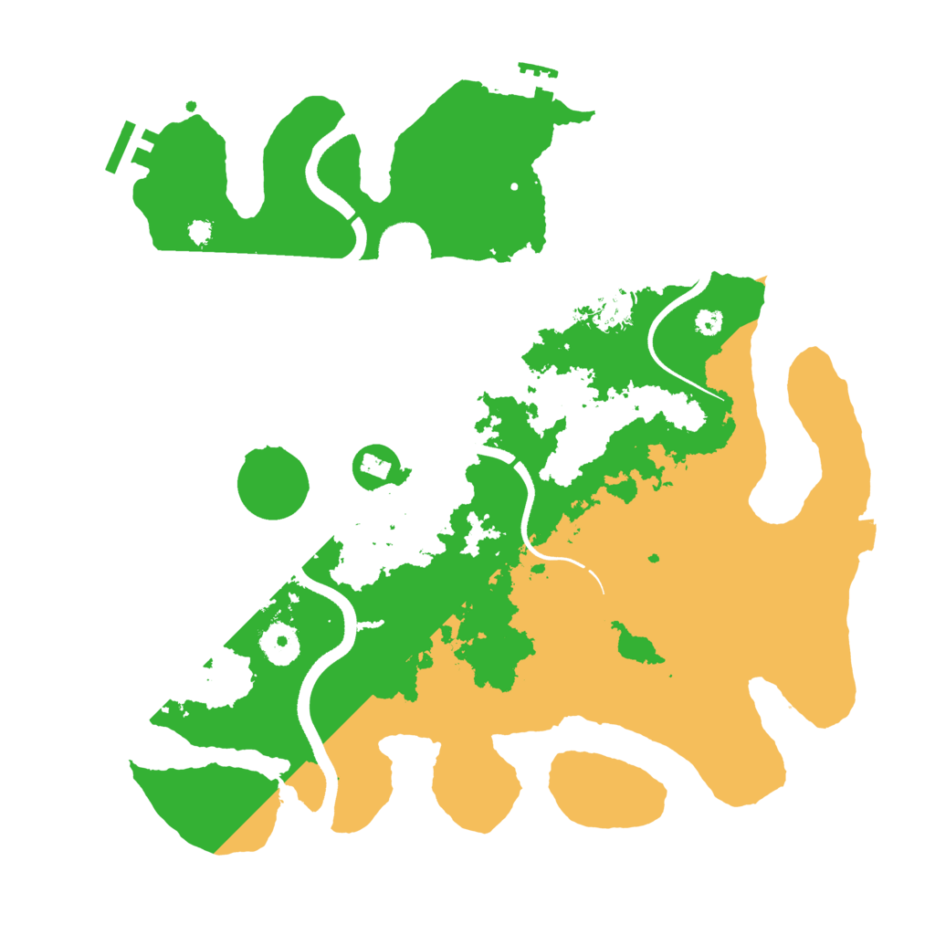 Biome Rust Map: Procedural Map, Size: 3500, Seed: 1499519605