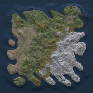 Thumbnail Rust Map: Procedural Map, Size: 3750, Seed: 24561, 18 Monuments