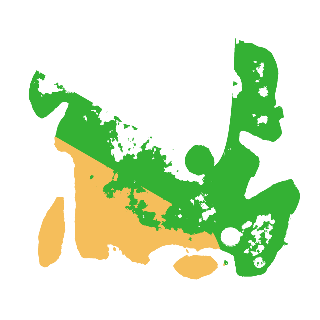 Biome Rust Map: Procedural Map, Size: 3000, Seed: 1153697515