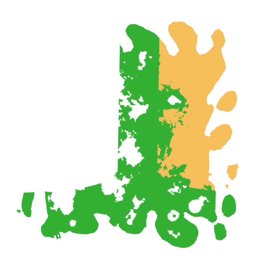 Biome Rust Map: Procedural Map, Size: 3500, Seed: 52146245