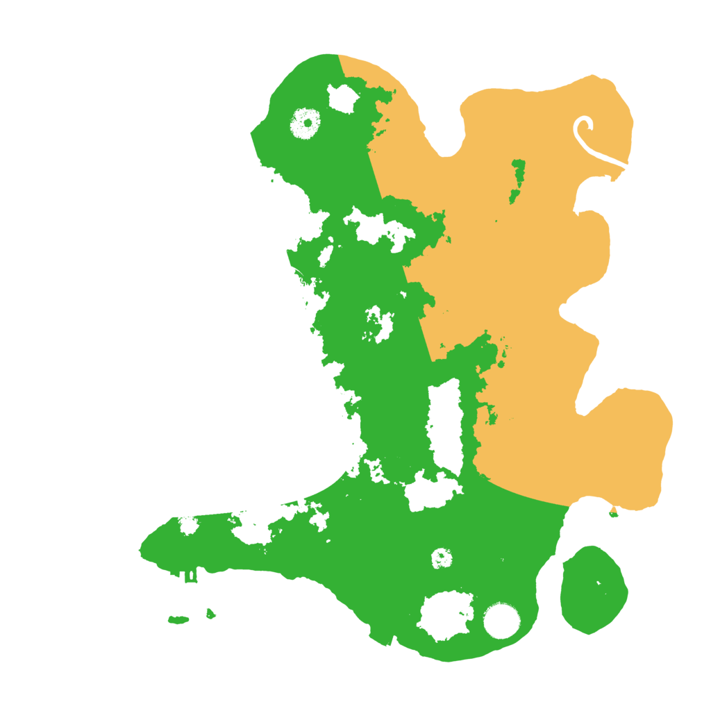 Biome Rust Map: Procedural Map, Size: 3500, Seed: 1472570532