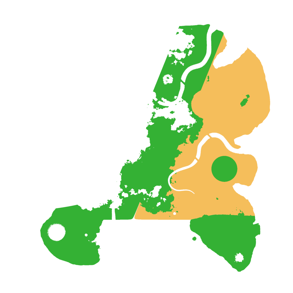Biome Rust Map: Procedural Map, Size: 3000, Seed: 255588342