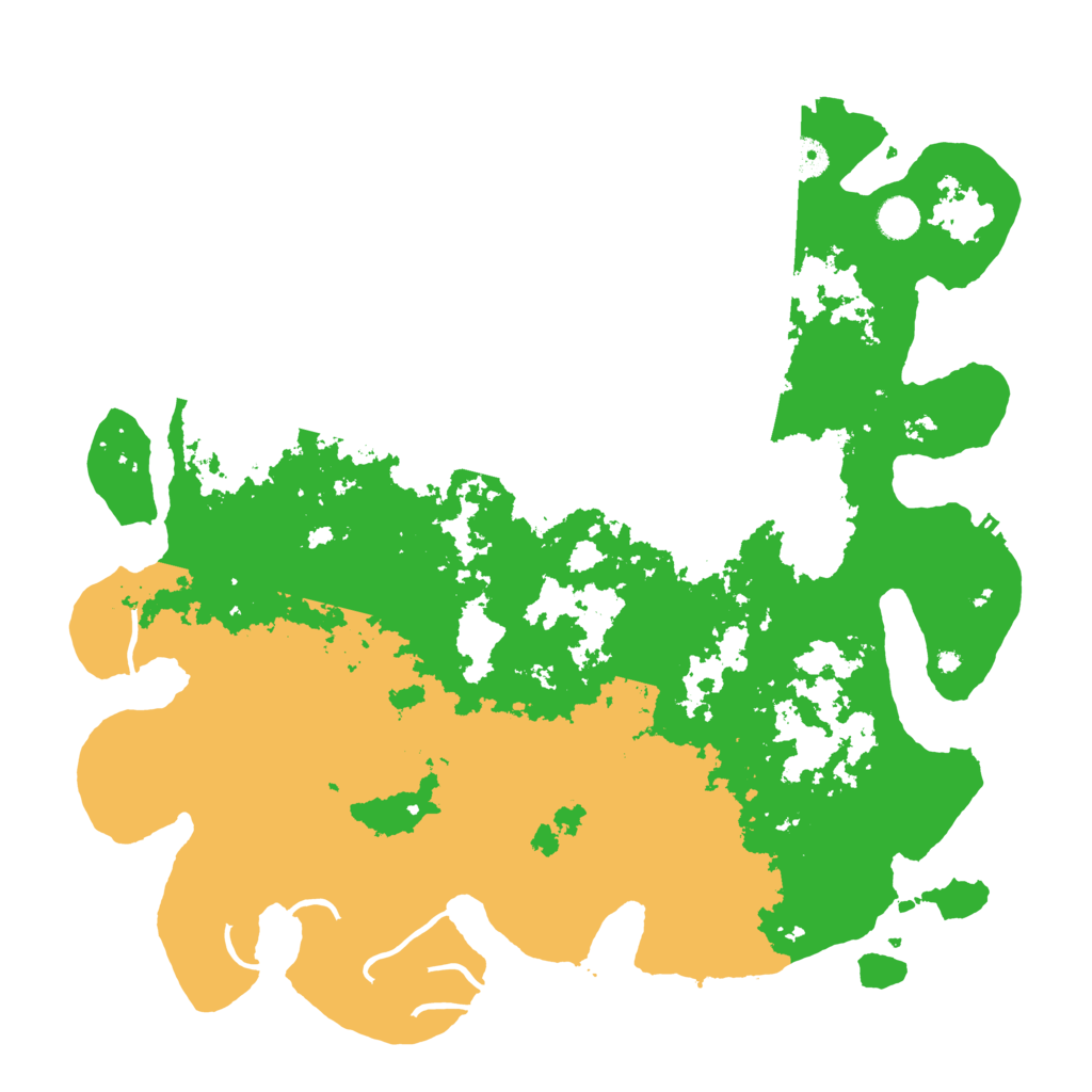 Biome Rust Map: Procedural Map, Size: 4500, Seed: 164167318