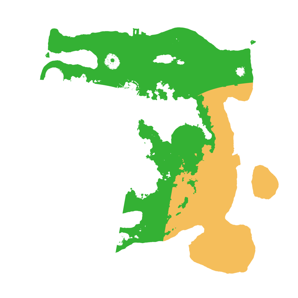 Biome Rust Map: Procedural Map, Size: 3000, Seed: 5364127