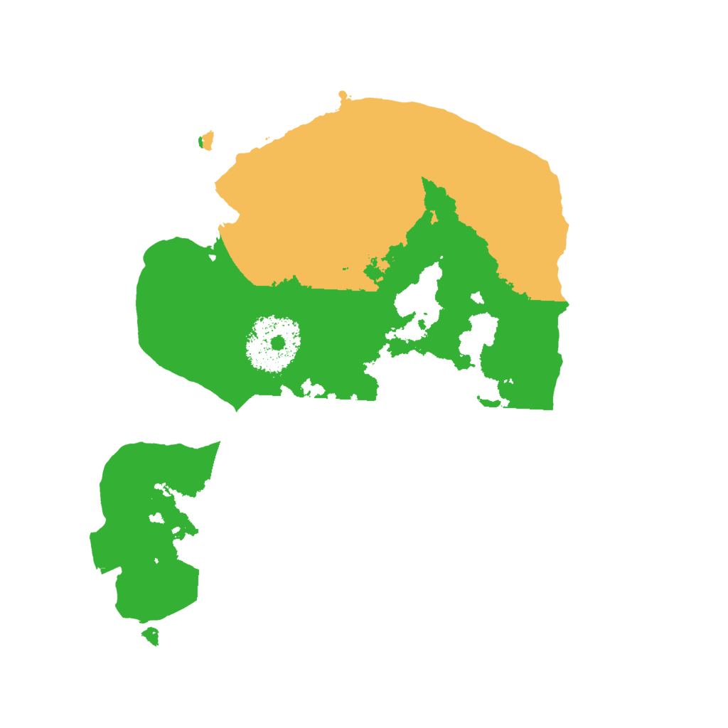 Biome Rust Map: Procedural Map, Size: 2000, Seed: 1191084533