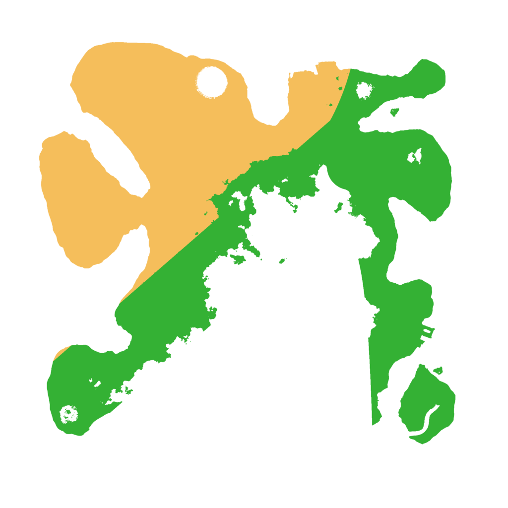 Biome Rust Map: Procedural Map, Size: 2900, Seed: 7698768