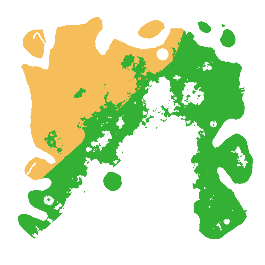 Biome Rust Map: Procedural Map, Size: 4000, Seed: 43678