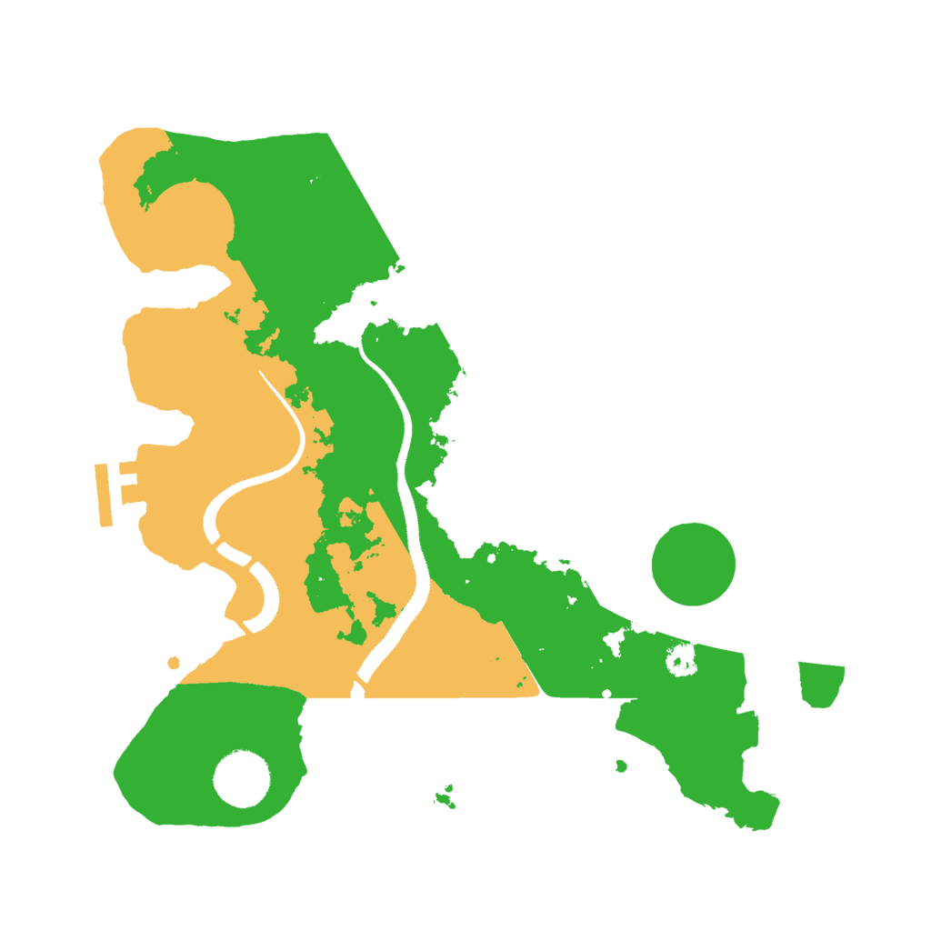 Biome Rust Map: Procedural Map, Size: 3000, Seed: 4326