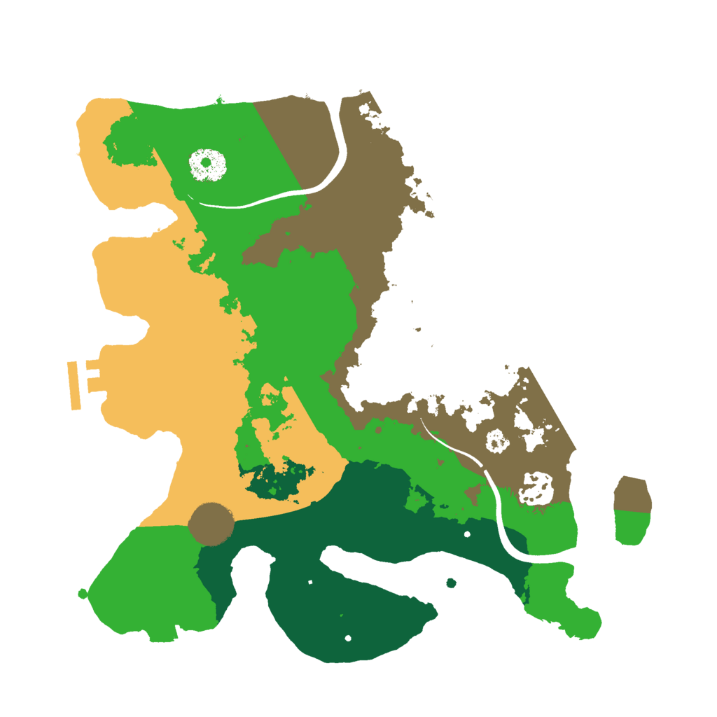 Biome Rust Map: Procedural Map, Size: 3000, Seed: 4326