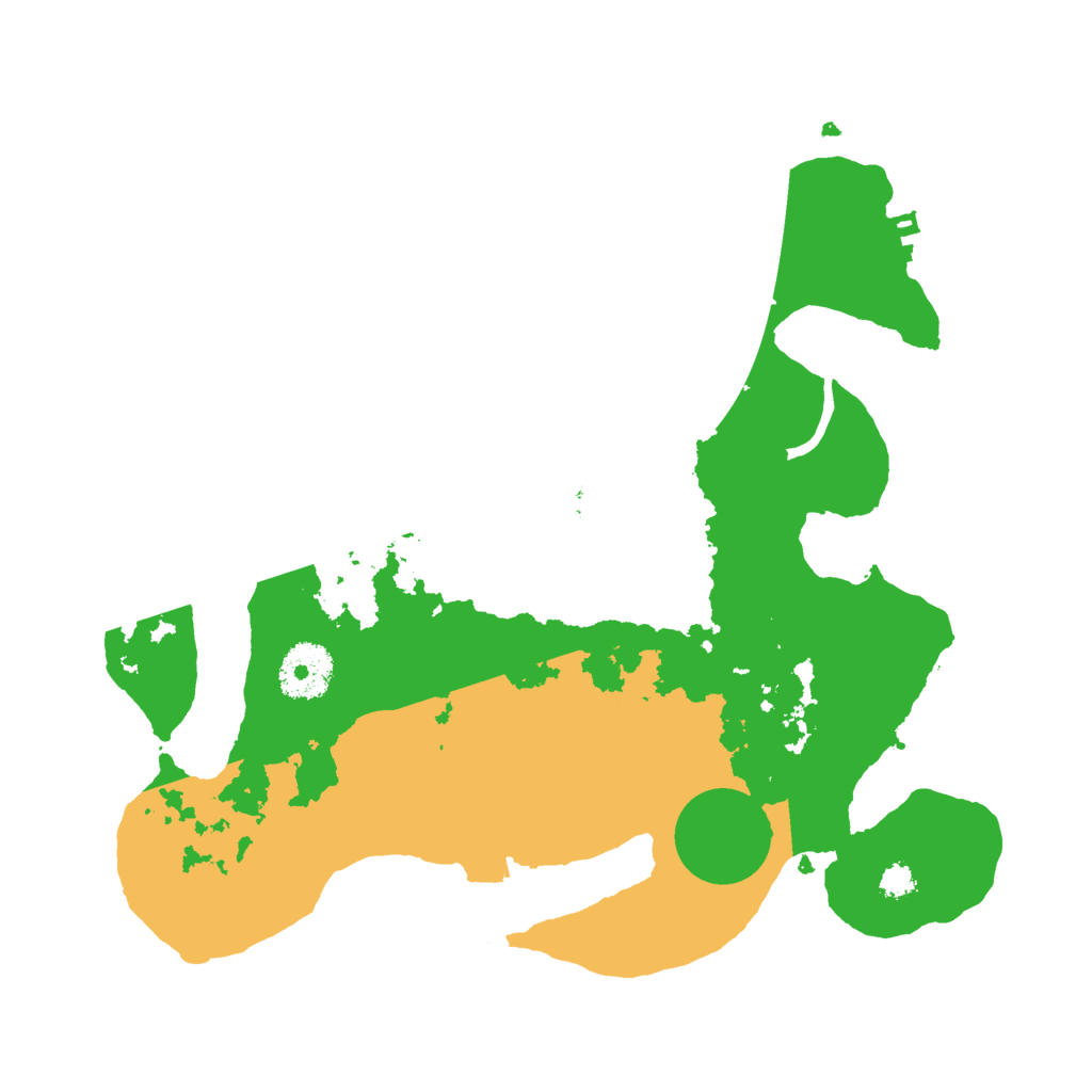 Biome Rust Map: Procedural Map, Size: 3000, Seed: 2462721