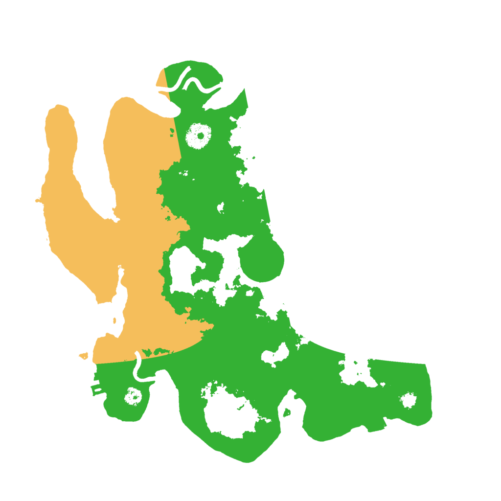 Biome Rust Map: Procedural Map, Size: 3000, Seed: 829559523