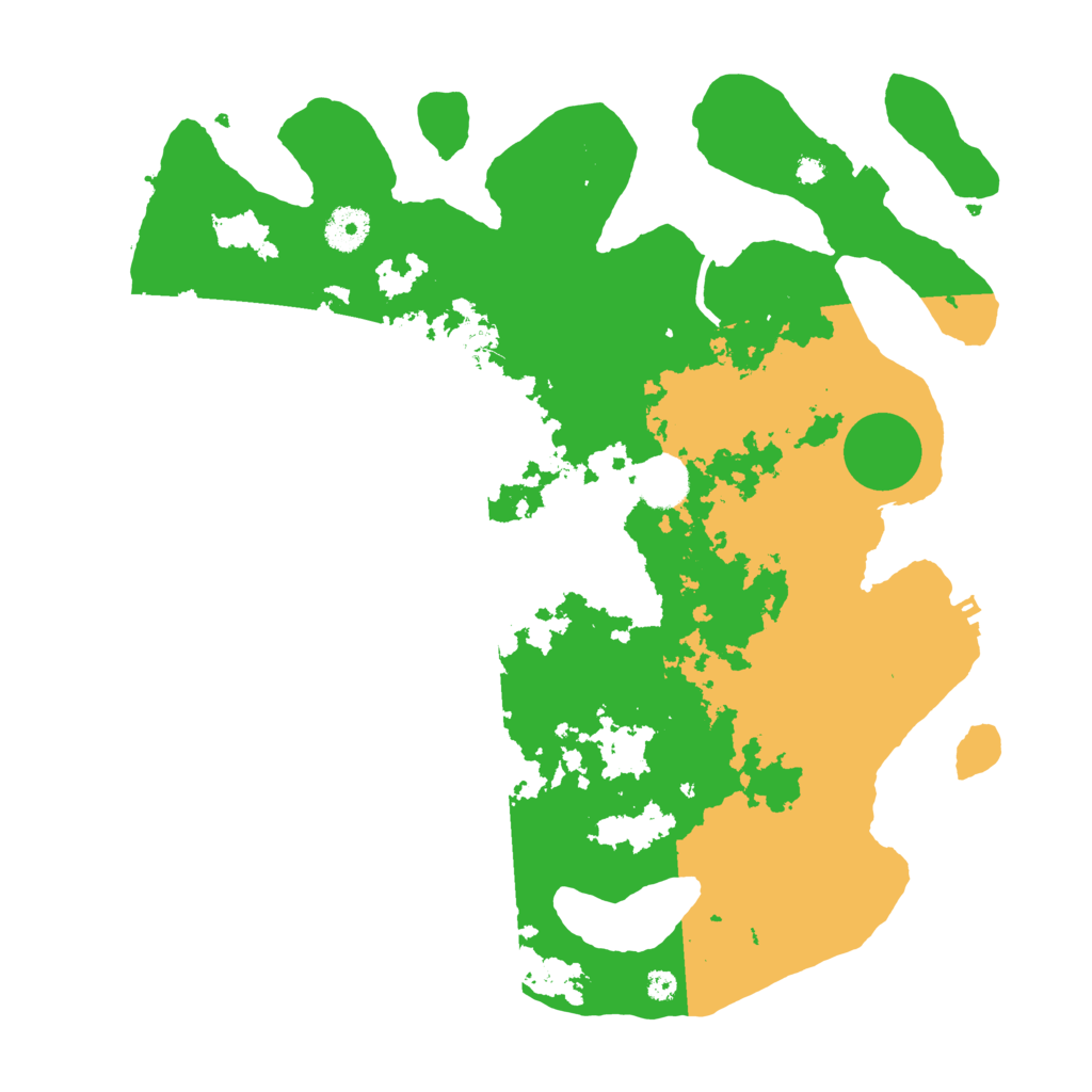 Biome Rust Map: Procedural Map, Size: 3700, Seed: 1233874646