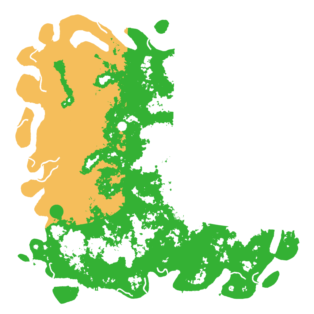 Biome Rust Map: Procedural Map, Size: 6000, Seed: 703219201