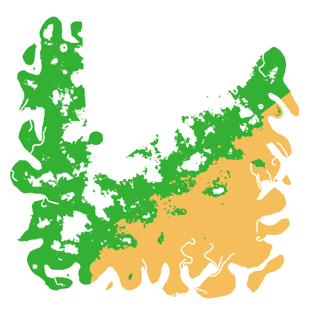 Biome Rust Map: Procedural Map, Size: 6000, Seed: 1216889142