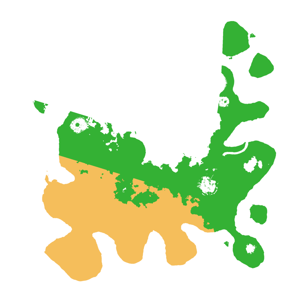 Biome Rust Map: Procedural Map, Size: 3000, Seed: 6543