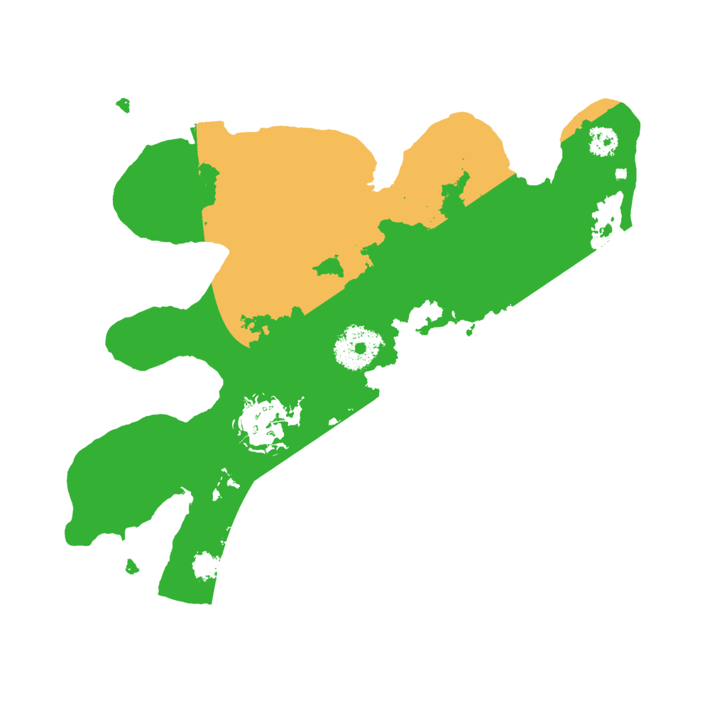 Biome Rust Map: Procedural Map, Size: 2500, Seed: 906160930