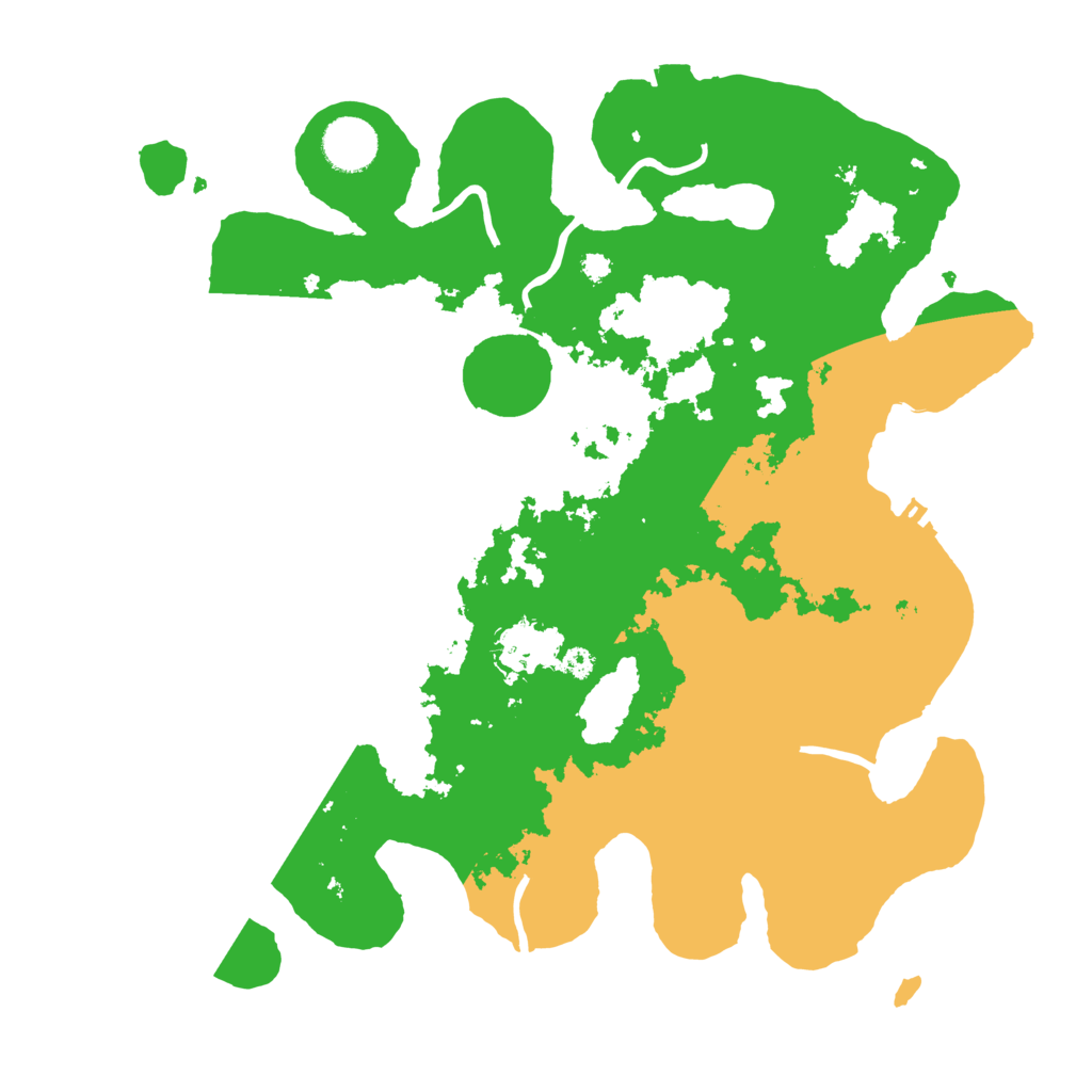 Biome Rust Map: Procedural Map, Size: 3500, Seed: 1260582535