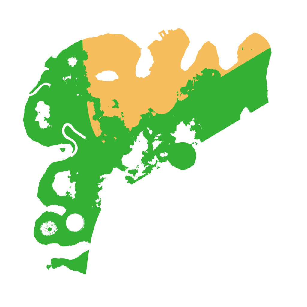 Biome Rust Map: Procedural Map, Size: 3000, Seed: 24122023
