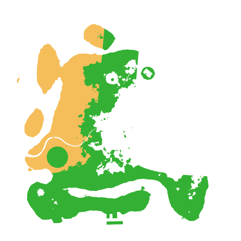 Biome Rust Map: Procedural Map, Size: 3000, Seed: 24273