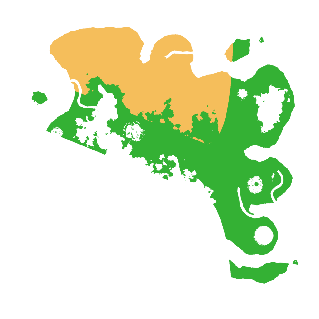 Biome Rust Map: Procedural Map, Size: 3000, Seed: 408810