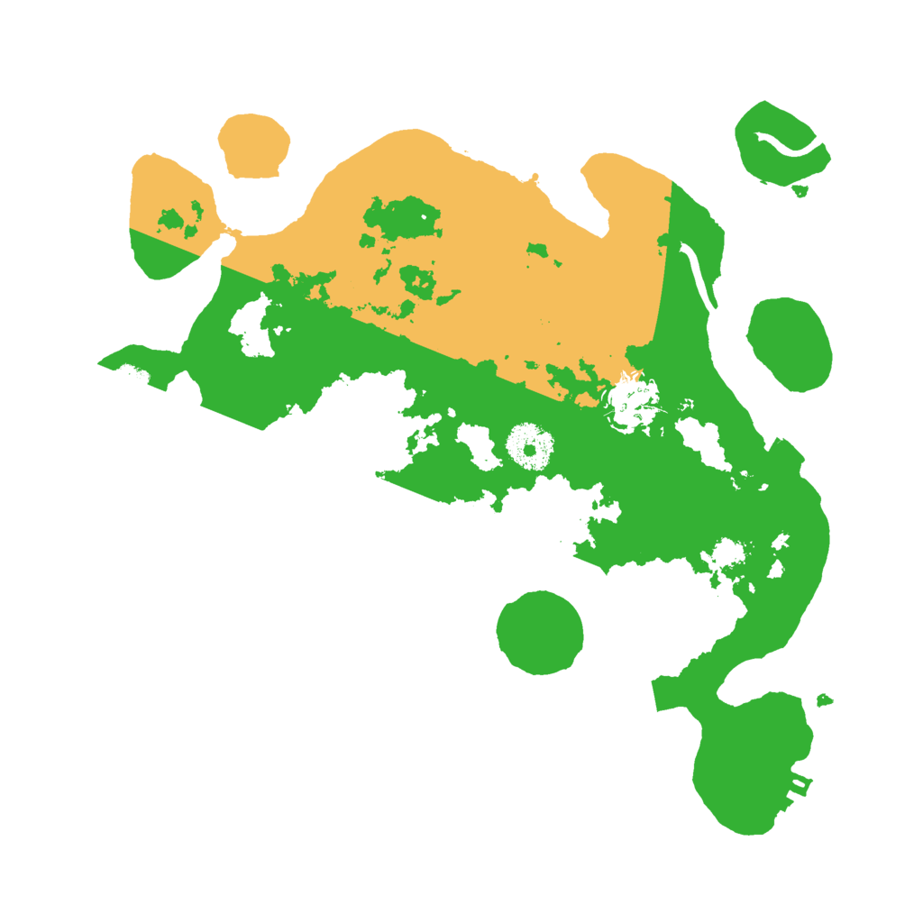 Biome Rust Map: Procedural Map, Size: 3000, Seed: 10322