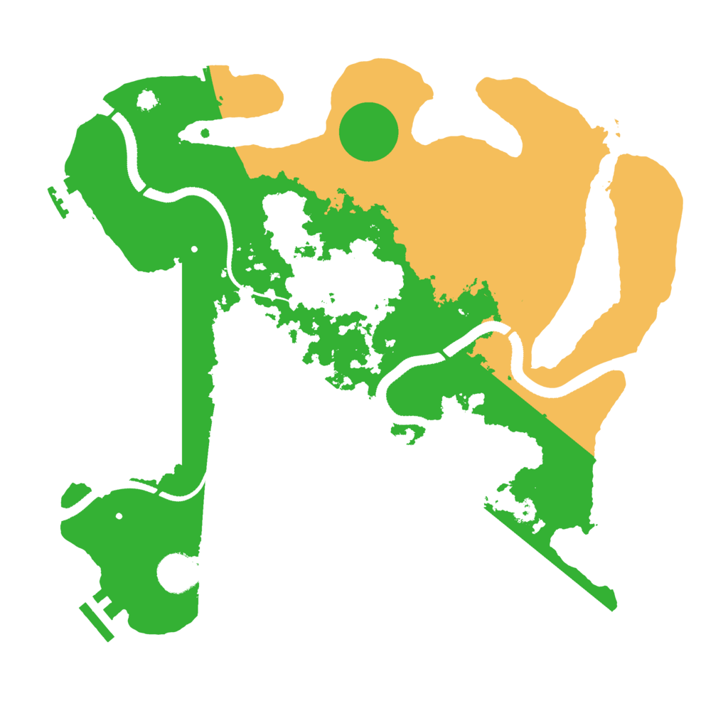 Biome Rust Map: Procedural Map, Size: 3250, Seed: 1833396294