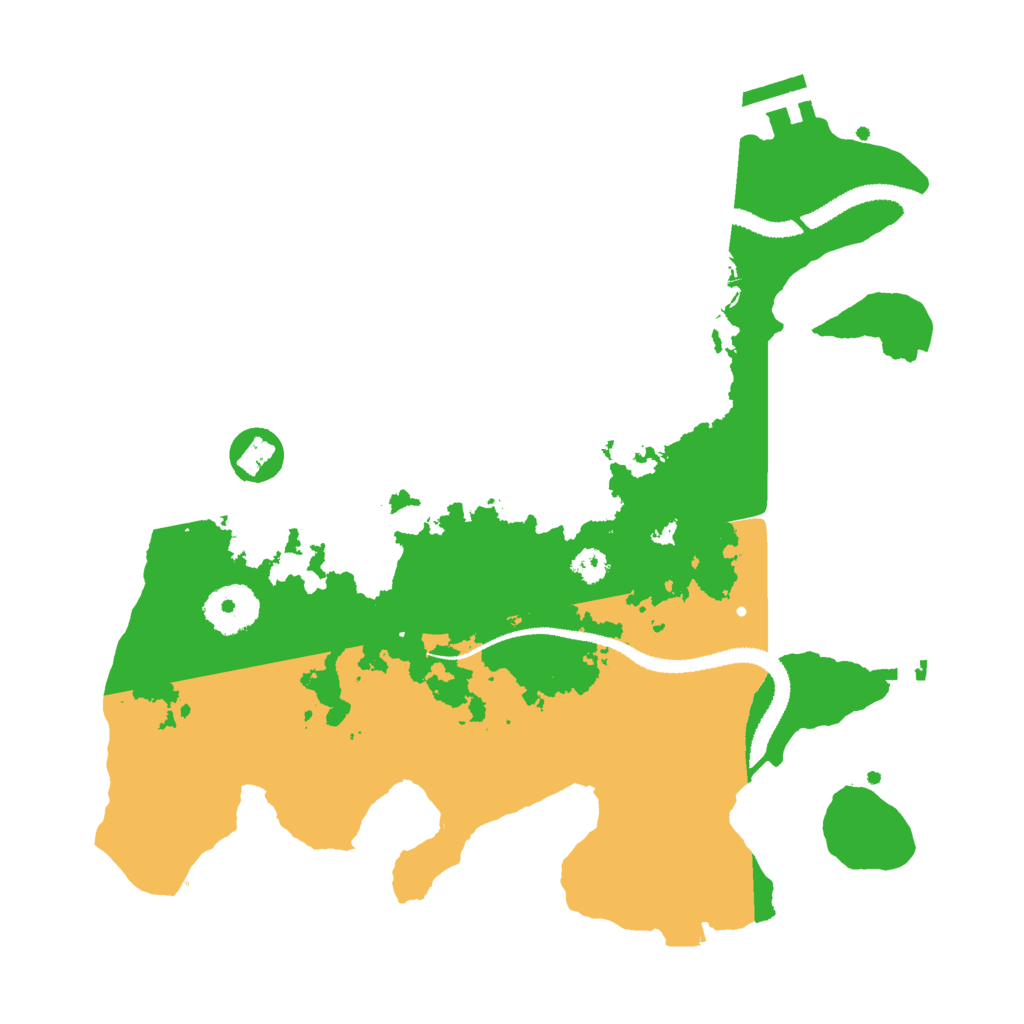 Biome Rust Map: Procedural Map, Size: 3000, Seed: 4871
