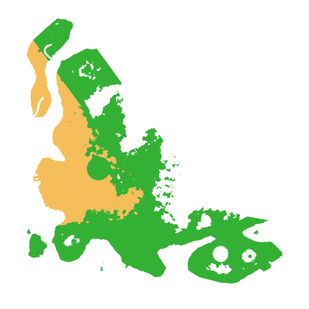 Biome Rust Map: Procedural Map, Size: 3500, Seed: 1227790275