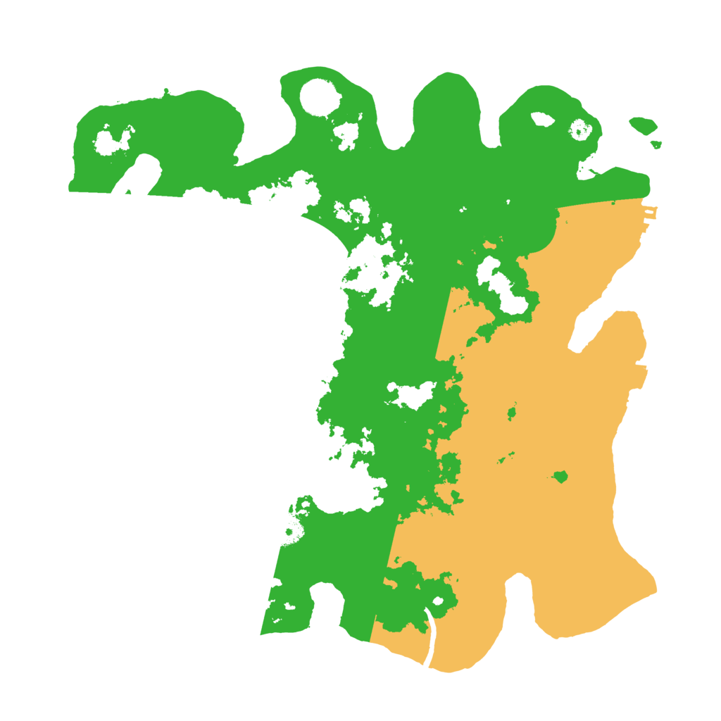 Biome Rust Map: Procedural Map, Size: 3500, Seed: 1956176765