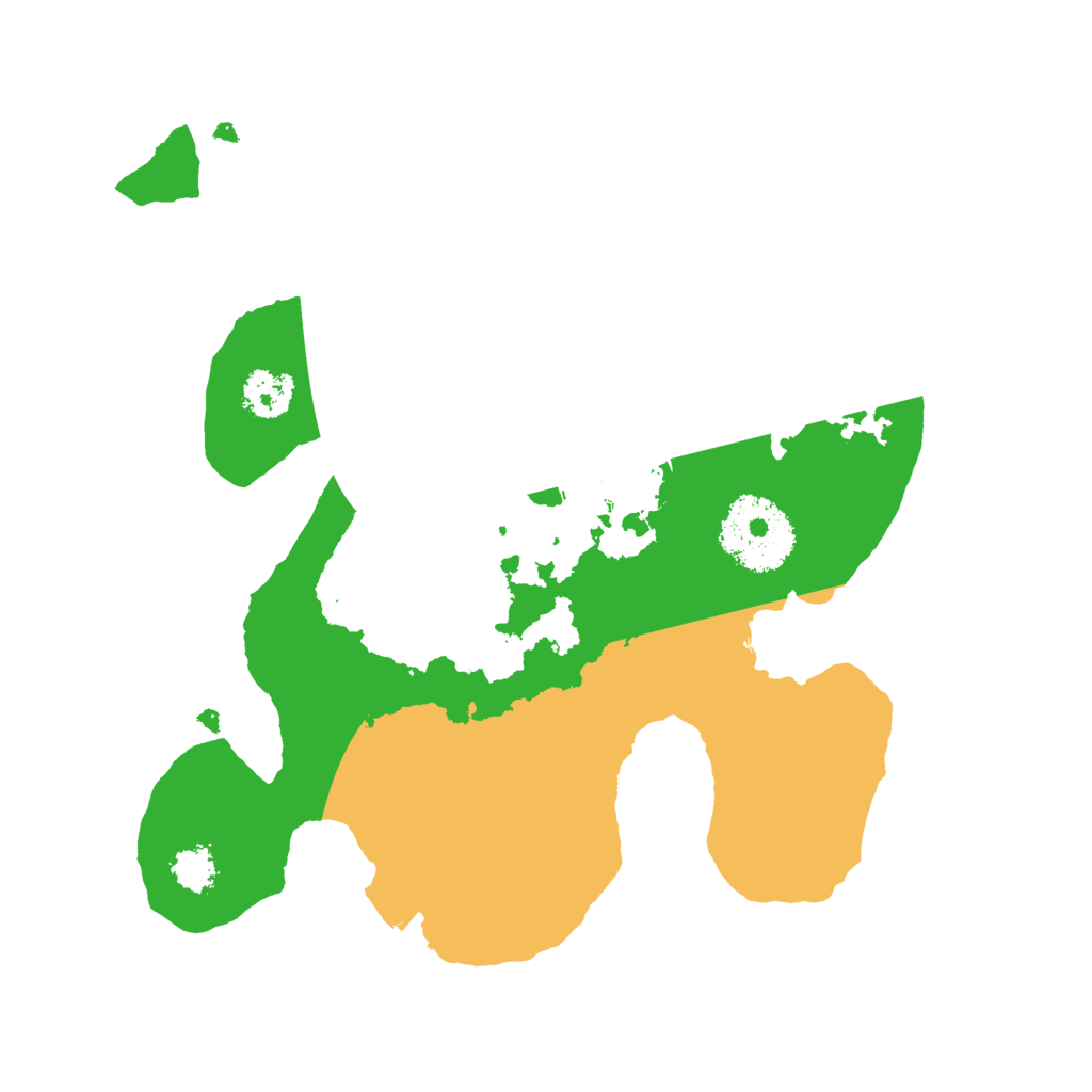 Biome Rust Map: Procedural Map, Size: 2280, Seed: 1