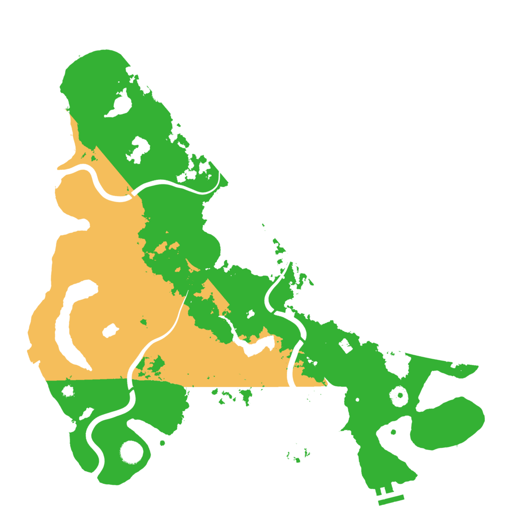 Biome Rust Map: Procedural Map, Size: 4000, Seed: 195893894