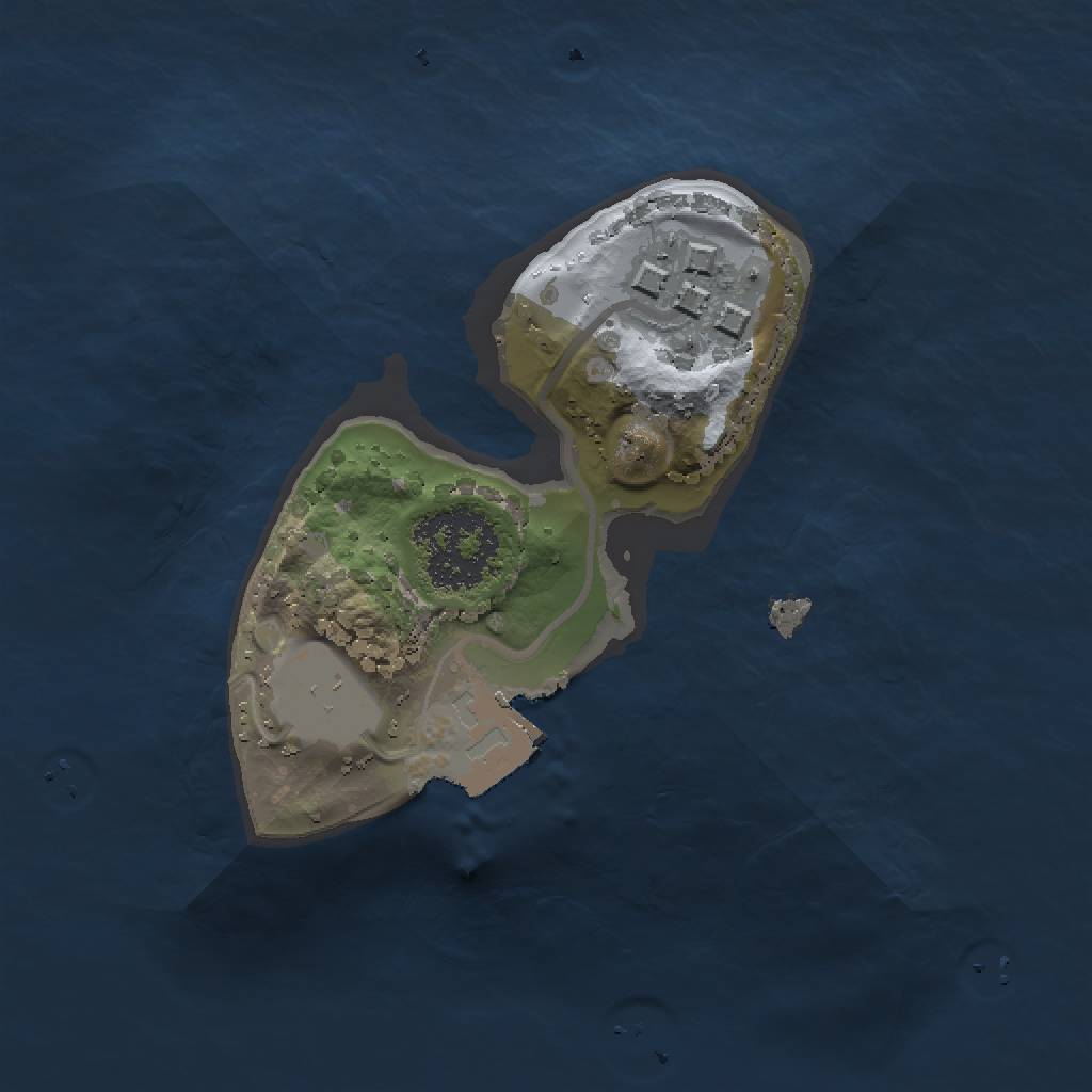 Rust Map: Procedural Map, Size: 1337, Seed: 1792541353, 4 Monuments