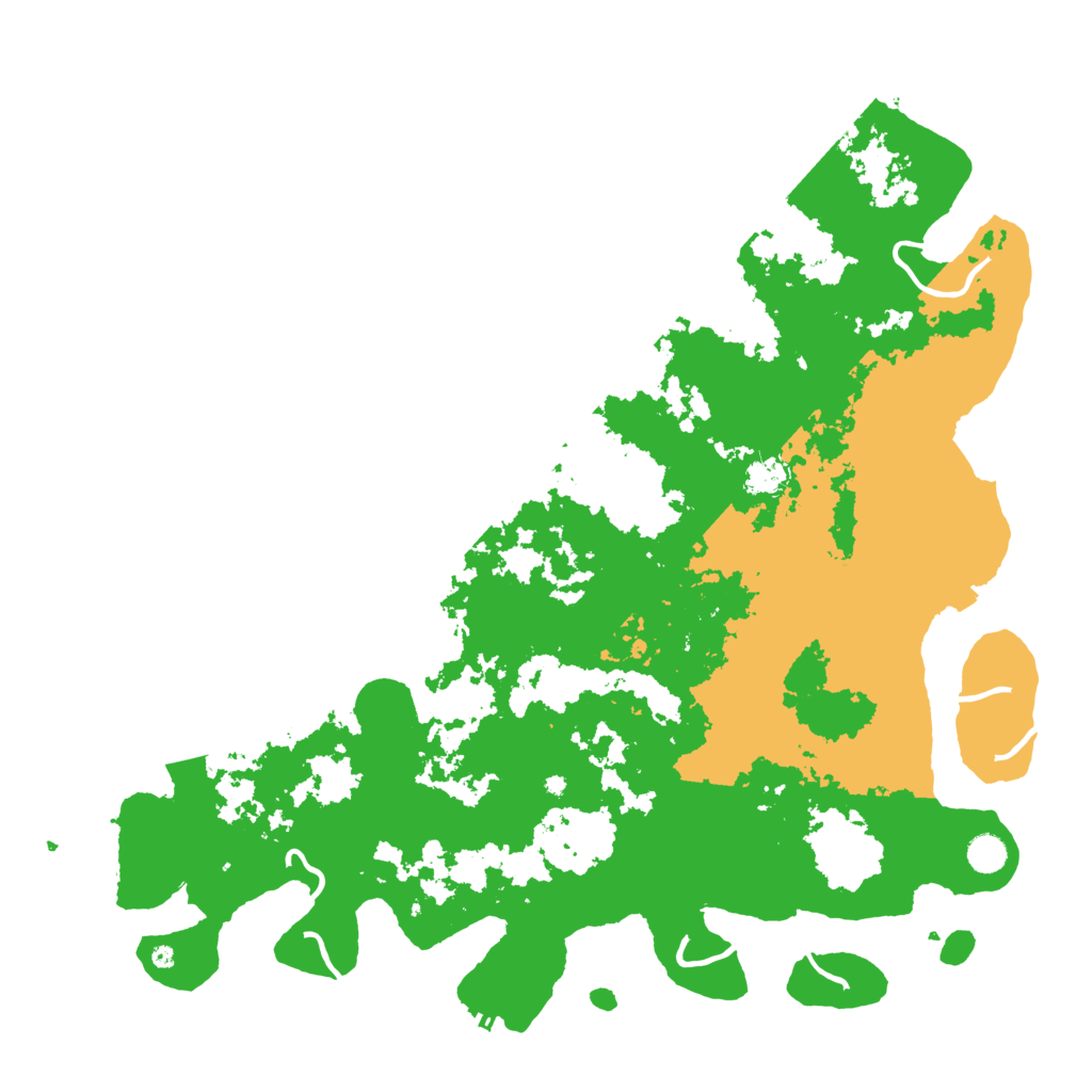 Biome Rust Map: Procedural Map, Size: 4900, Seed: 436831210