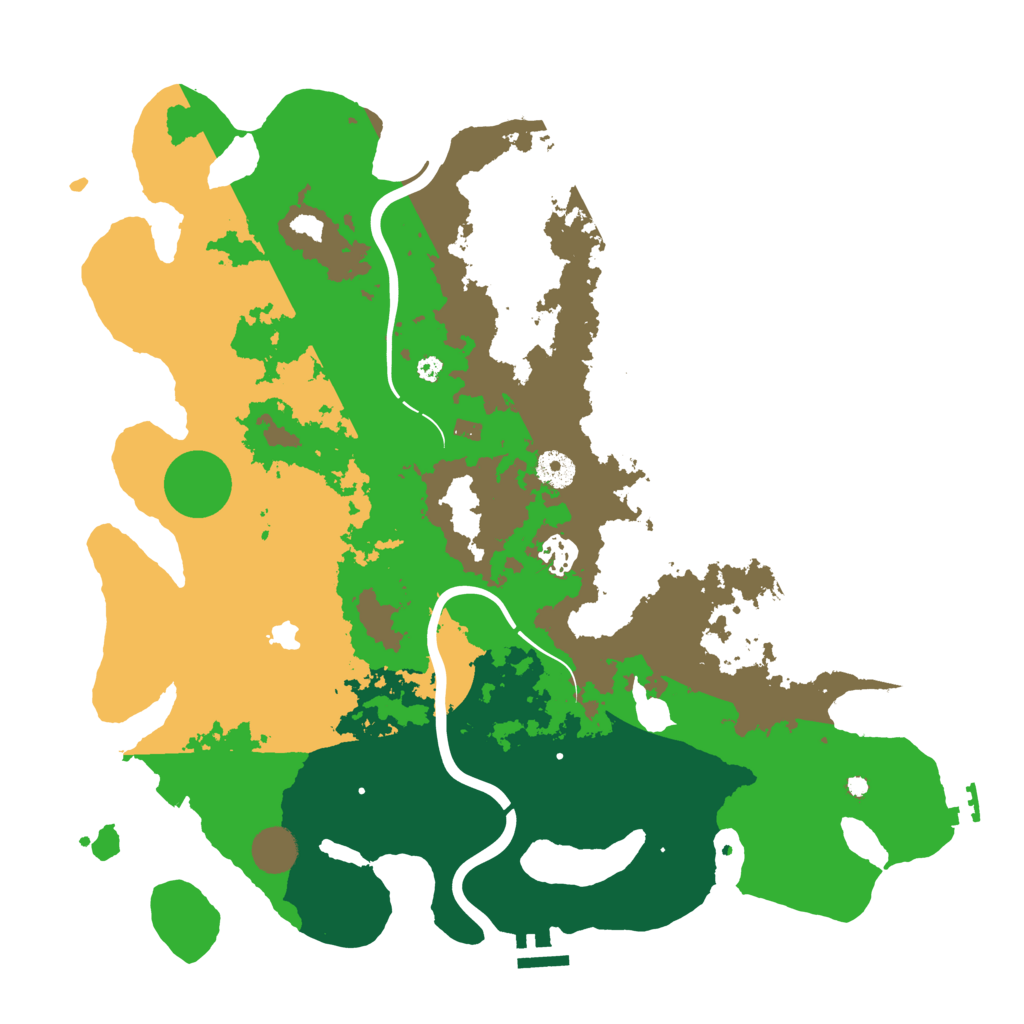 Biome Rust Map: Procedural Map, Size: 4000, Seed: 97514