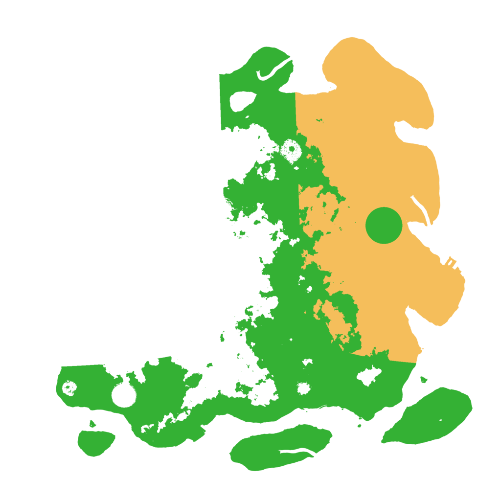 Biome Rust Map: Procedural Map, Size: 3600, Seed: 69240388