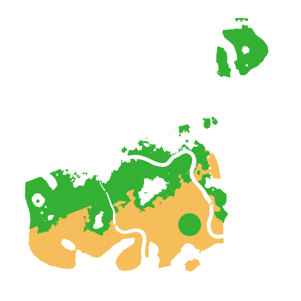 Biome Rust Map: Procedural Map, Size: 3500, Seed: 1761393609